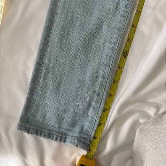 AG Adriano Goldschmied Nikki Slim Jeans 25R Light Wash Relaxed Skinny USA - Picture 9 of 13